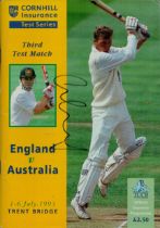 England v Australia 1993 3rd Ashes Test multi signed programme includes 15 fantastic signatures such