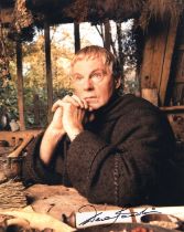 Derek Jacobi 8x10 inch photo signed as Cadfael the medieval detective!. Good condition. All