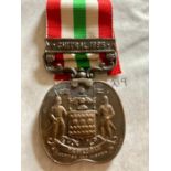 Jummoo and Kashmir original Medal 1895 with clasp Defence of Chitral 1895 Please note replica