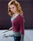 Emma Watson signed Harry Potter 10x8 inch colour photo. Good Condition. All signed items come with