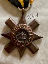 Ashanti Star 1896 unnamed as issued. Good to fine condition. Good Condition. All signed items come