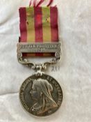 Indian Medal 1895 1902 with clasp Punjab Frontier 1897 98 with clasp Punjab Frontier 1897 98.