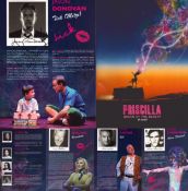 Priscilla Queen of the Desert: The Musical Programme signed by the performers including names of