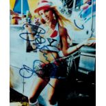 Britney Spears signed 10x8 inch colour photo signature slightly smudged. Good Condition. All