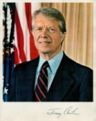 Jimmy Carter signed 10x8 inch colour photo. Good Condition. All signed items come with our