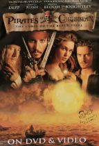 Kevin McNally signed Pirates of the Caribbean: The Curse of the Black Pearl Poster 71x47.5 inches.