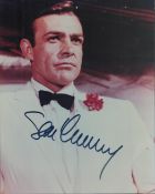 Sean Connery signed colour photo. Scottish Actor. 10x8 Inch. Good Condition. All signed items come