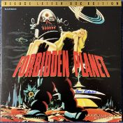 Anne Francis signed Forbidden Planet video laser disc picture sleeve includes disc that has been