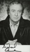 Michael Caine signed 6x4 black and white photo. Good Condition. All signed items come with our