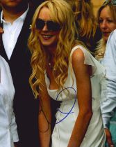 Lindsey Lohan signed 10x8 inch colour photo. Good Condition. All signed items come with our
