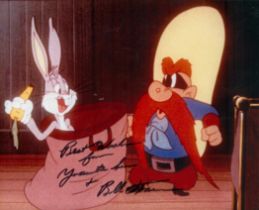 Bill Farmer signed Yosemite Sam illustrated 10x8 colour photo. Bill Farmer (born November 14,