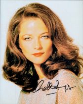 Charlotte Rampling signed 10x8 inch colour photo. Good Condition. All signed items come with our