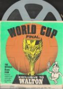 Football 1966 World Cup Final England v West Germany Official 8mm Walton Film reel in original