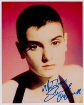 Sinead O'Connor signed 10x8 inch colour photo. Good Condition. All signed items come with our