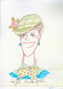 Joyce Grenfell signed 12x8 limited edition colour print number 28 of 90. Good Condition. All