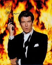 Pierce Brosnan signed 10x8 inch colour photo. Good Condition. All signed items come with our