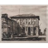 Francis DoddView in Parma, Italydrypoint etching signed lower right and initialled and dated in