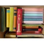 Folio Society Books, a collection including Dickens' works, novels, classic titles, children's,