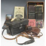 Collection of glass slides and scenic negatives, subjects include Italy, Holland, some Middle