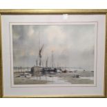 Sidney Cardew (b.1931)Foreshore Pin Mill, Suffolksigned 'Sidney Cardew' (lower left)watercolour on