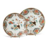 A famille rose serving plate, early Qianlong circa 1740,
