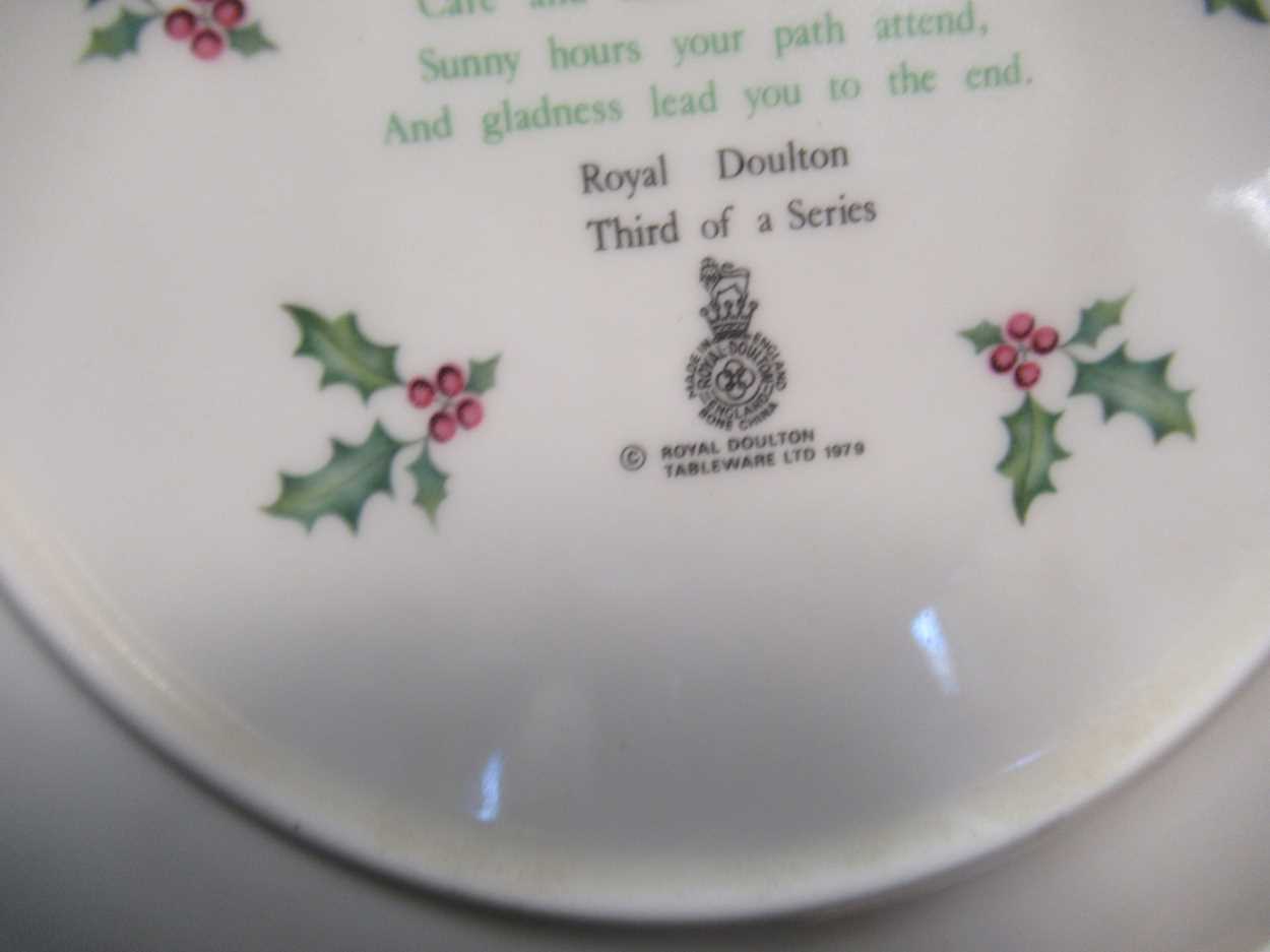 Various ceramics to include two Royal Worcester egg coddlers, various Royal Doulton Christmas - Image 4 of 7