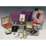 A large quantity of costume jewellery, watches and other sundry items