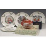 Various ceramics to include two Royal Worcester egg coddlers, various Royal Doulton Christmas