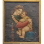 After Raphael for the MediciMadonna della Seggiolaoil on canvas56 x 48cmProvenance:Property of a