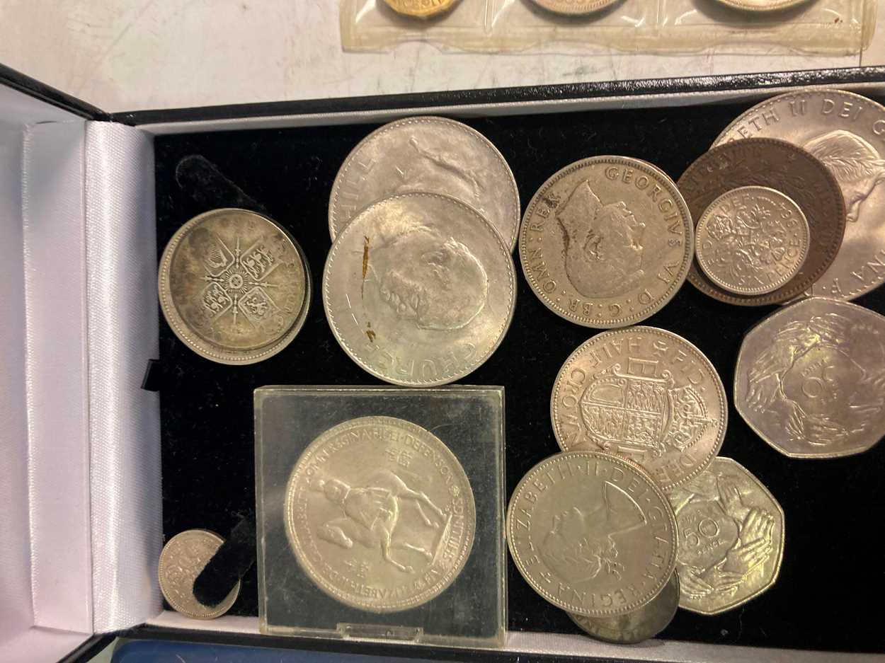 A 1911 Coronation medal, cased, Turkish Crimea medal 1855, and various mainly GB coins, most - Image 3 of 7