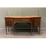 A 19th century mahogany sideboard,