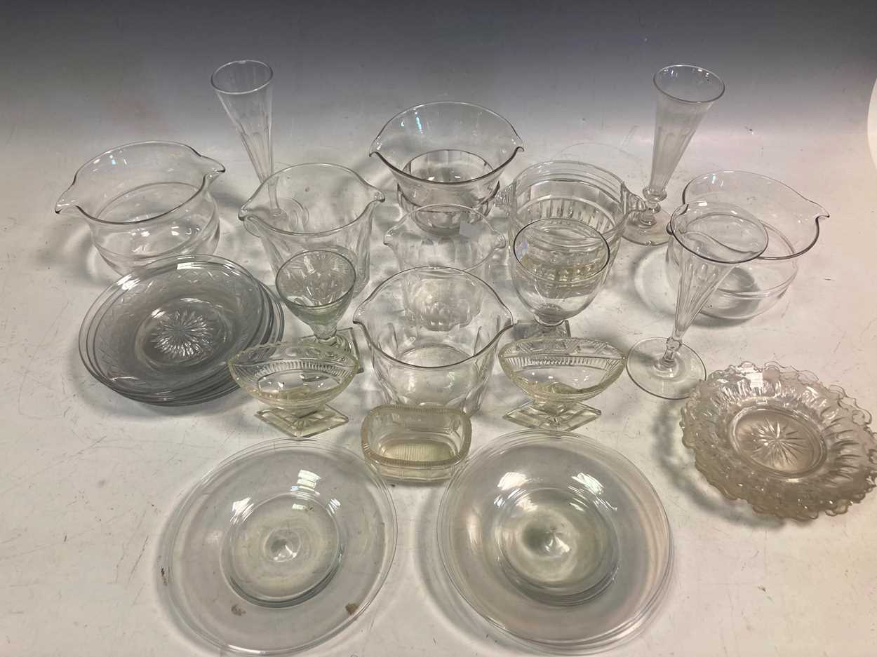 A collection of glassware to include, flutes, rinsers, salts, glasses etcClopton Hall, Rattlesden, - Image 6 of 6