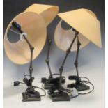 Set of four articulated table lampsProvenance:Collection of the late Sir Georg and Lady Solti