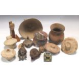 Various Greco-Roman items of Antiquity and later, including oil lamps and vases