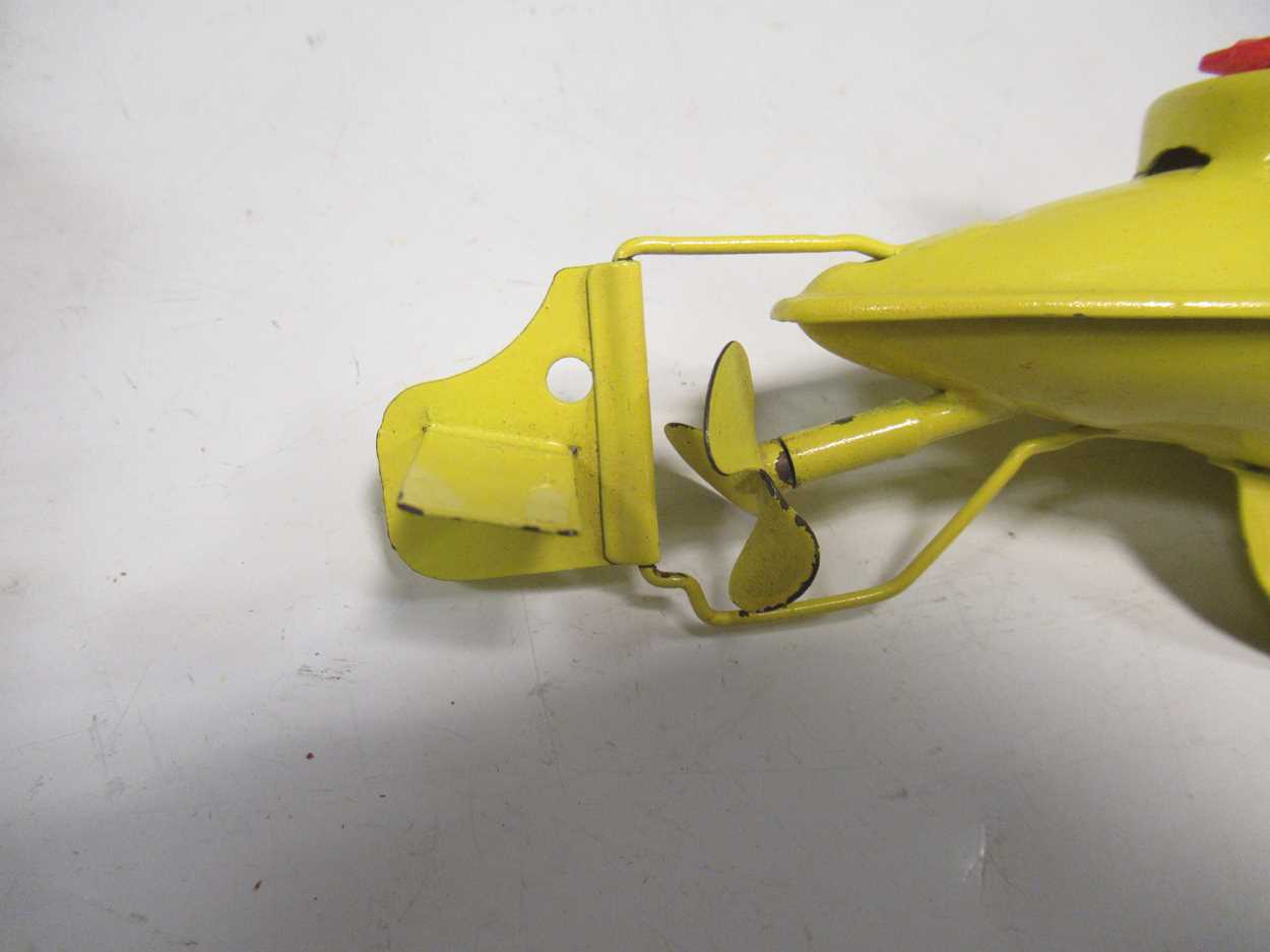 A Sutcliffe model of a yellow submarine, with original box, 25cm long - Image 4 of 5