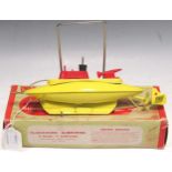 A Sutcliffe model of a yellow submarine, with original box, 25cm long