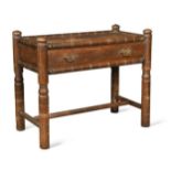 An oak Turner's table, circa 1900,