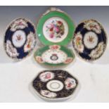 A pair of Copeland armorial plates, decorated with the crest of the Gilray family, 23cm diameter;