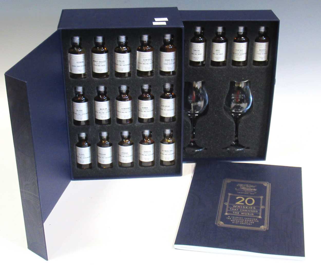 The perfect measure tasting set, 20 whiskies that changed the world, comprising of twenty 3cl whisky