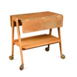 Remploy, a mid-century drop-flap drinks trolley,