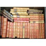 A large quantity of books to include decorative leather bindings and various books by Arthur