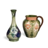 A Macintyre Moorcroft Dura ware jug, pattern no. 356816, circa 1902,