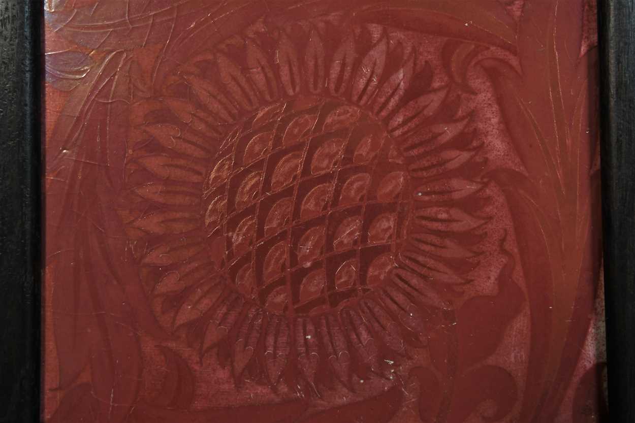 William De Morgan at Sands End, a framed ruby lustre tile, - Image 7 of 7