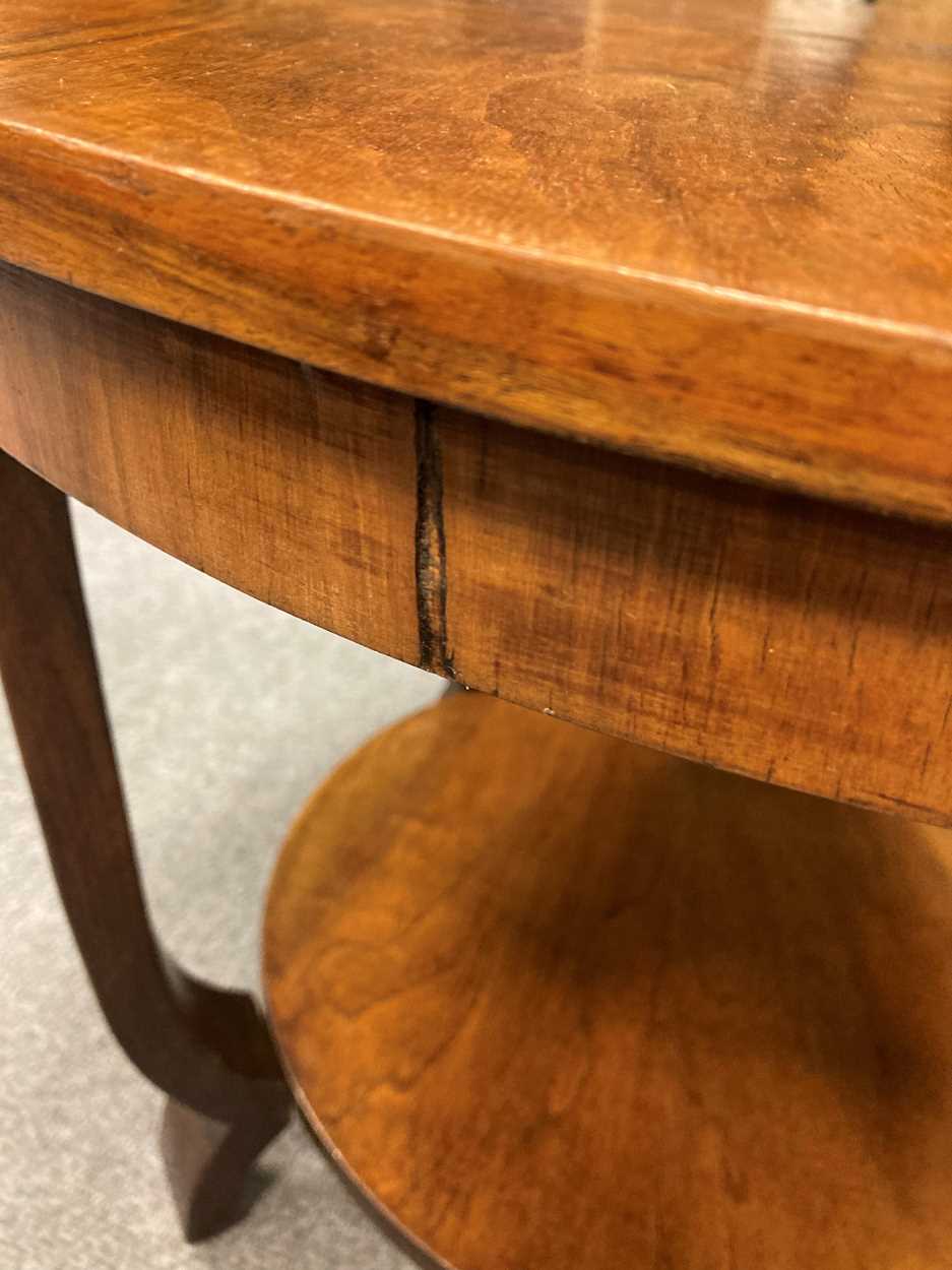 An Art Deco walnut occasional table, - Image 4 of 5