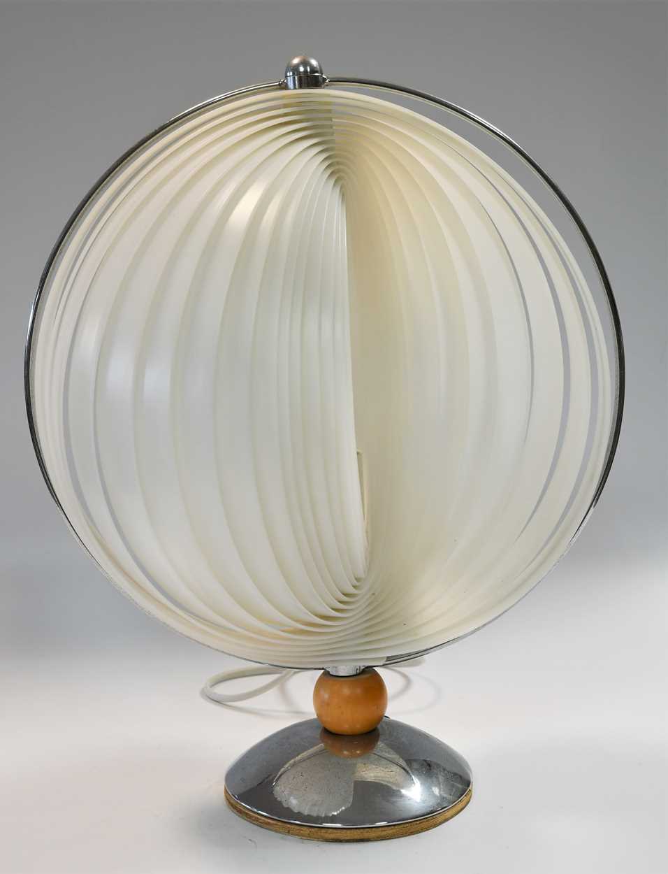 A 'Moon Lamp' in the manner of Verner Panton for Louis Poulsen, - Image 5 of 10