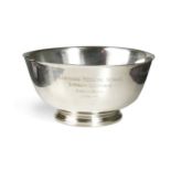 A 20th century American metalwares silver 'Revere' bowl, mark of Tiffany,