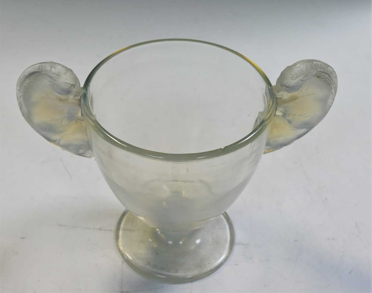 Beliers, an R. Lalique opalescent glass vase, designed circa 1925, - Image 6 of 12