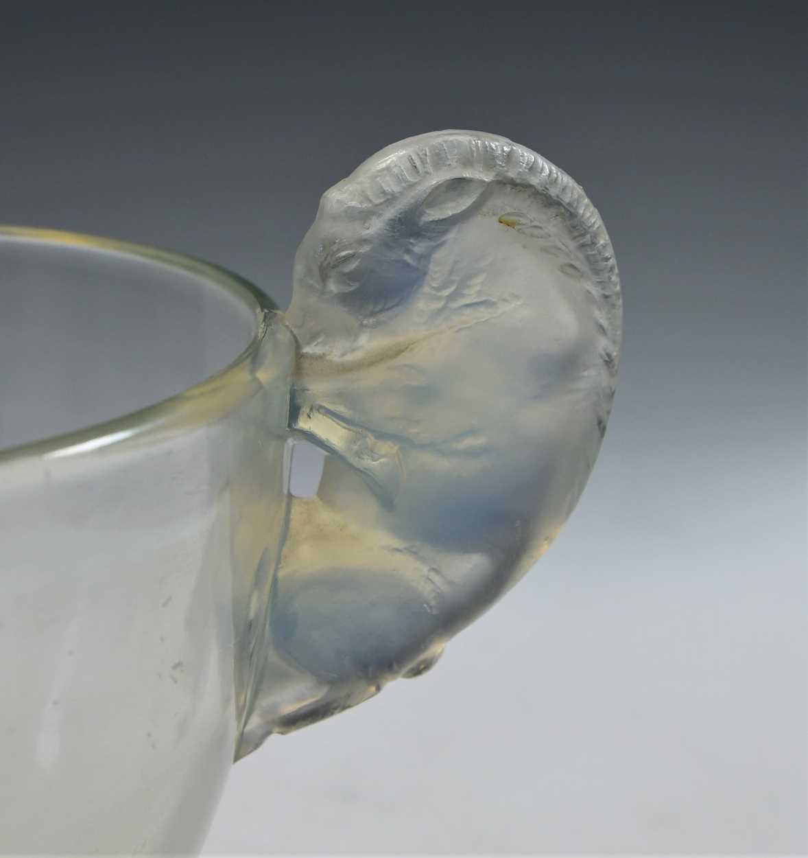 Beliers, an R. Lalique opalescent glass vase, designed circa 1925, - Image 5 of 12