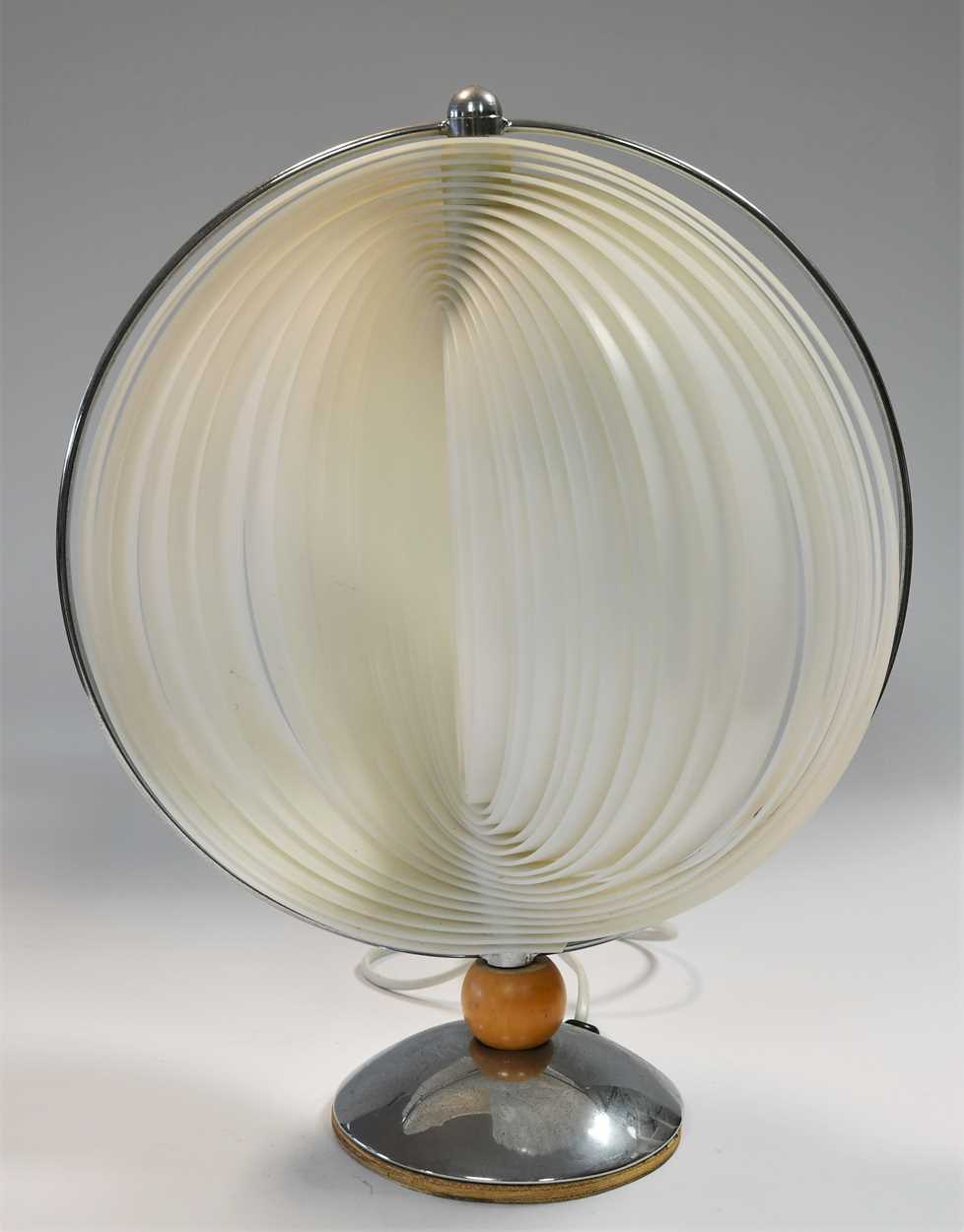 A 'Moon Lamp' in the manner of Verner Panton for Louis Poulsen, - Image 8 of 10