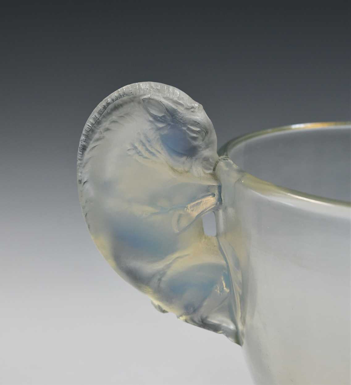 Beliers, an R. Lalique opalescent glass vase, designed circa 1925, - Image 4 of 12